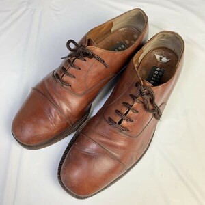 FRATELLI ROSSETTI　 ロセッティ　8.5D 　26.0-26.5cm ヴィンテージ　ビジネスシューズ レザーシューズ 茶 ◆is2-31