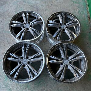 中古品 WEDS マーベリックフロント19×8.5J+42　リア19×9.5J+49　5穴 PCD：114.3 車種：クラウン、マジェスタ、IS （カスタム車向け）等