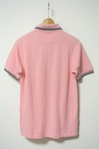 ◇美品！FRED PERRY【フレッドペリー】ライン入 鹿の子ポロシャツ！定価10,000円前後_画像3