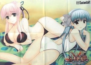 三極姫-戦煌の大火・暁の覇龍- / 王元姫＆司馬師子元　水着　B2布ポスター