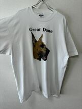 90's USA製 XL VINTAGE DOG FACE ビンテージ ドッグ フェイス 犬 アニマル プリント Tシャツ WILLIAM WEGMAN ANDY WARHOL KEITH HARING ART_画像3