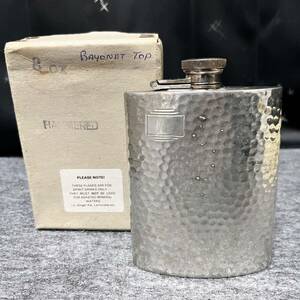 HAMMERED スキットル ピューター イングランド 8oz ウイスキーボトル 現状