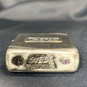 ZIPPO ジッポー 1987年製 オイルライター windproof lighter シルバーカラー 斜字体 喫煙具 ヴィンテージ の画像5