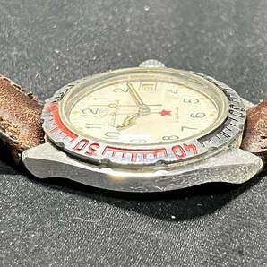 BOCTOK ボストーク コマンディルスキー 手巻き 17石 メンズ腕時計 ソ連 ロシア 動作品 ジャンク 現状 ヴィンテージ 希少 レアの画像3