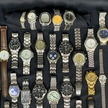 腕時計 100本 まとめ売り SEIKO セイコー CITIZEN シチズン CASIO カシオ エルジン 等含む メンズ レディース 動作未チェック ジャンク扱い_画像3