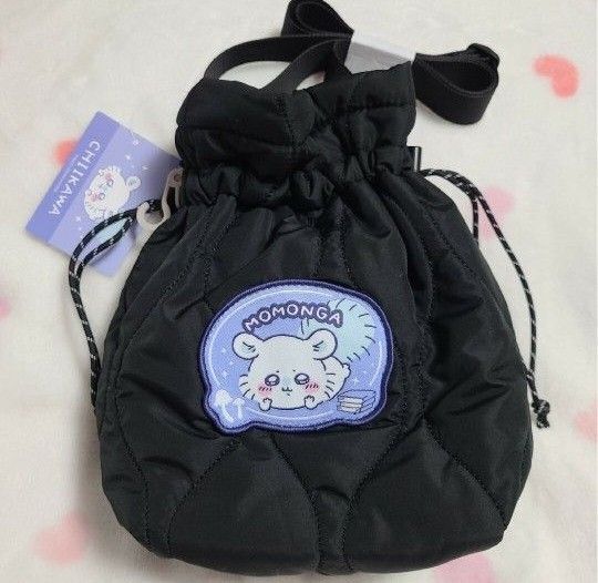 ちいかわ モモンガ ショルダーバッグ 巾着ショルダーバッグ 巾着