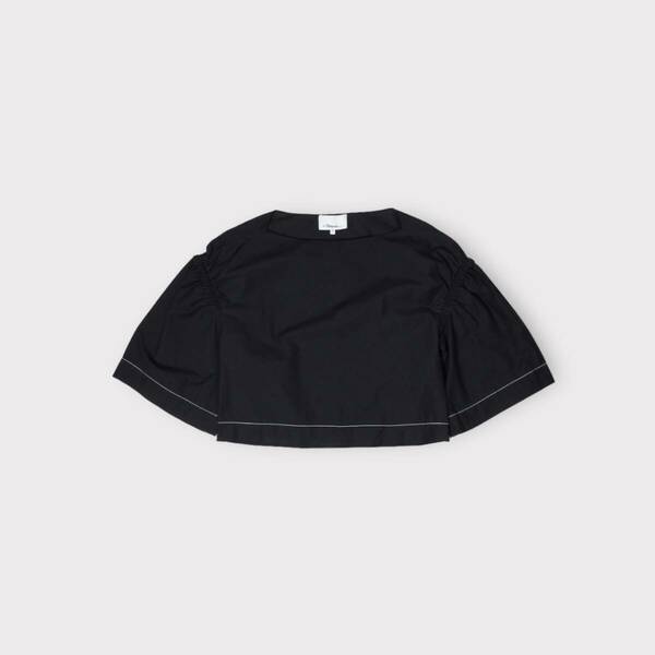 3.1 Phillip Lim【Puff-sleeve Crop Top】