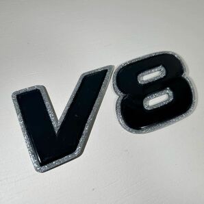 日野V8エンブレム ドルフィン プロフィア テラヴィ メッキグリル デコトラの画像3