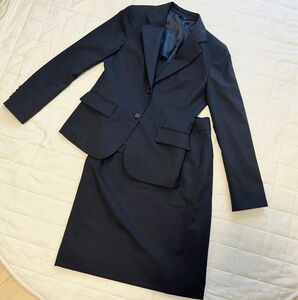 [極美品] 洋服の青山 スーツ　セットアップ　ジャケット　9号　スカート　11号