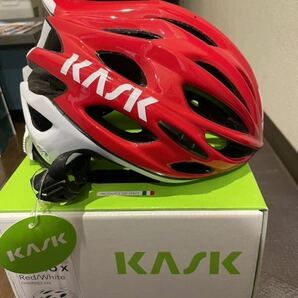 KASK mojhito X 赤/白 サイズM 52cm〜58cmの画像3