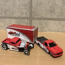 93 シボレー 454 SS 1936シボレー ピックアップ カートレーラー　ルース　セット　WILWOOD マイスト maisto 1/64_画像1