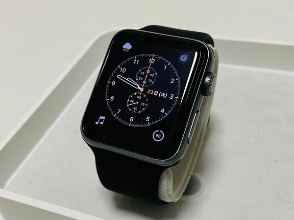 Apple Watch シリーズ3 42mm スペースグレイ アルミニウム アップルウォッチ