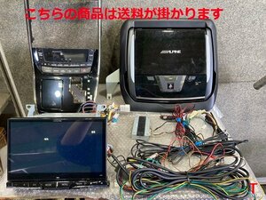 アルパイン　BIG X　EX10-AV20　11.4インチフリップダウンモニターPSH11-R-B　20アルファード　GGH20W　2015年地図　専用パネル付　