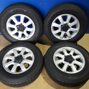 パジェロミニ H56A 純正 15インチ アルミ 4本 15-5J 114.3-5H 175/80R15 ヨコハマ GEOLANDAR CV G058 2022年 【個人宅直配不可】の画像1