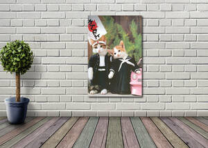 新品 なめ猫 タペストリー ポスター /299/ 映画ポスター 壁 ガレージ装飾 フラッグ バナー 看板 旗 ポスター 