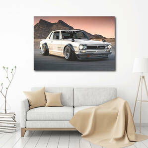 新品 ハコスカ スカイライン GTR タペストリー ポスター /295/ 映画ポスター 壁 ガレージ装飾 フラッグ バナー 看板 旗 ポスター の画像2