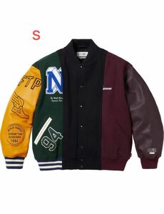 Supreme x MM6 Maison Margiela Split Varsity Jacket "Multicolor" S