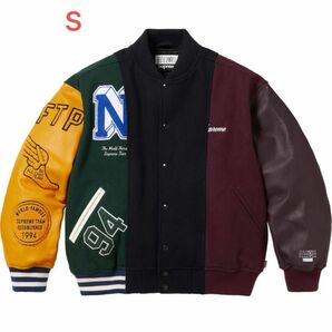 Supreme x MM6 Maison Margiela Split Varsity Jacket "Multicolor" S