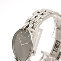 Christian Dior クリスチャン ディオール バギラ グレー文字盤 SS レディース クォーツ 腕時計_画像6