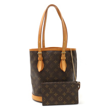 LOUIS VUITTON ルイ ヴィトン モノグラム バケットPM バケット23 プチバケット ショルダーバッグ トートバッグ_画像1