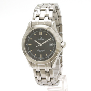OMEGA オメガ シーマスター 120ｍ ブラック文字盤 メンズ QZ クォーツ 腕時計 2511.50
