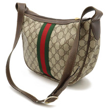 GUCCI グッチ オールドグッチ GGプラス シェリーライン ワンショルダー ショルダーバッグ セミショルダー カーキベージュ_画像2