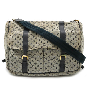 LOUIS VUITTON Louis Vuitton monogram Mini sa bear man shoulder bag mother's bag diagonal .. blue 