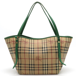 BURBERRY バーバリー ノバチェック シャドーホース トートバッグ ショルダーバッグ セミショルダー 肩掛け PVC