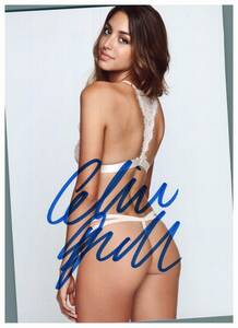 〇　セリーヌ・ファラク　Celine Farach　2L判　サイン写真　COA簡易証明書付