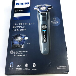 PHILIPS бритва 7000 Series S7882/16 ice blue 2024 год производства 45 листов лезвие мокрый & dry (Y0411_10)