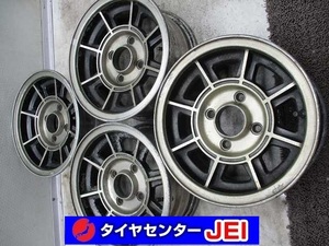 13インチ 社外 6J+15 114.3 希少 当時物 旧車 中古アルミホイール【4本セット】送料無料(A13-4797）