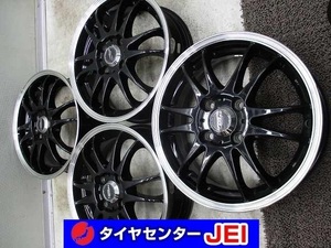 14インチ Xクロススピード 4.5J+43 100 軽自動車 中古アルミホイール【4本セット】送料無料(A14-4803）