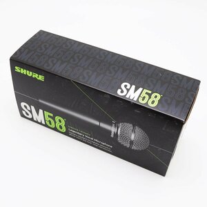 【未使用品】SHURE　SM58　ダイナミックマイク　ボーカル 　ライブ　プロ仕様　2点限り