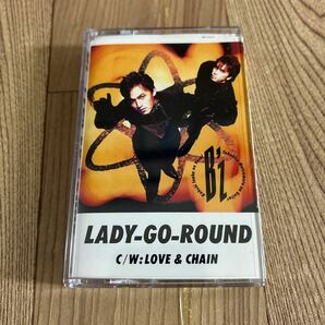 カセット「B'z / LADY-GO-ROUND」歌詞付きの画像1
