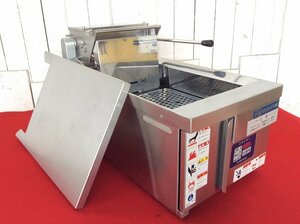 【2020年製/業務用厨房機器/ニチワ/業務用1槽式卓上電気フライヤー/油量10L/3相200V/50Hz60Hz/TEF-10-3-D】飲食揚物唐揚天ぷら