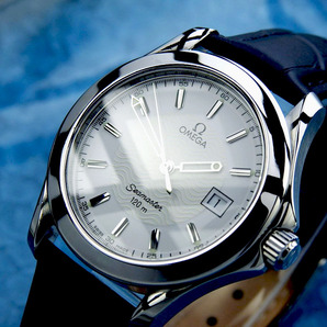 OMEGA オメガ Seamaster 120 Steel White Two tone Dial メンズ クォーツ ( 美品 ,電池新品) / 38mmの画像2