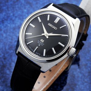 GRAND SEIKO グランド セイコー HI-BEAT 4520-8000 Steel Black Dial メンズ 手巻き(美品、OH済み ) / 36mmの画像3