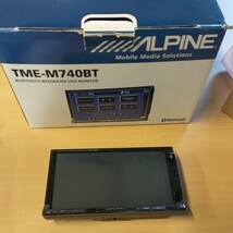 ALPINE アルパイン　TME-M740BT　箱付き 激安 売り切り！_画像1