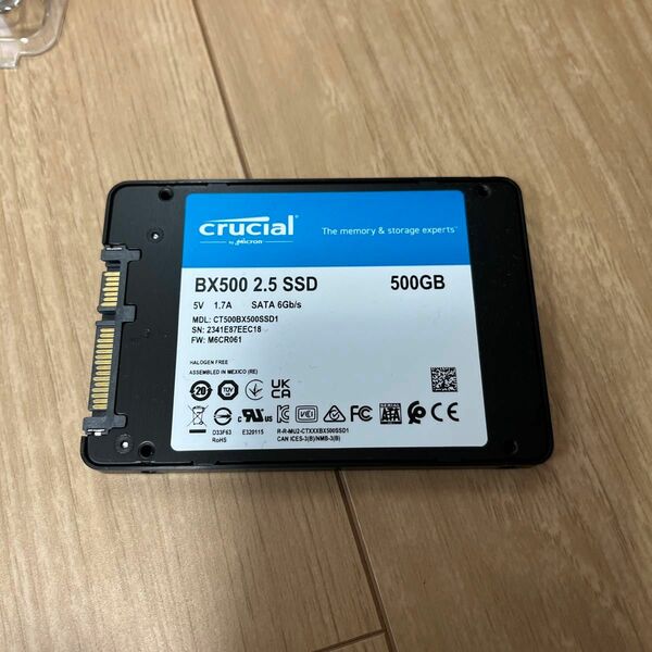 Crucial 内蔵SSD 500GB