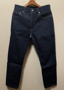 ビッグE美品LEVIS501c-MADE&CRAFTEDビンテージLEVI'S501xxモデルBigEセルビッジ濃紺インディゴ耳デニムW31L28相当リーバイス革パッチ(lvc66