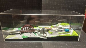 山梨リニア実験線 ジオラマ改 リニアモーターカー JR東海 1/300 YAMANASHI MAGLEV TEST LINE　DIORAMA 鉄道模型 ジャンク　1スタ