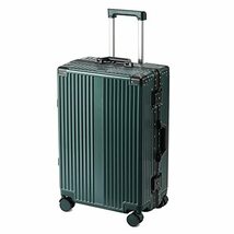 ISUKI スーツケース キャリーケース キャリーバッグ TSAロック ダークグリーン Sサイズ 約39L_画像1
