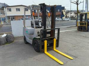 山形発!! Mitsubishi forklifttruck FD15 engine始動OK 引取限定 Must Sell!!