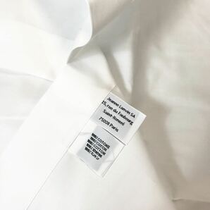 (D) 未使用 LANVIN ランバン 長袖シャツ 38/15 ホワイトの画像5