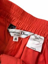 (D) christian dior sports クリスチャンディオール ポリエステル ナイロン パンツ M オレンジ系_画像8