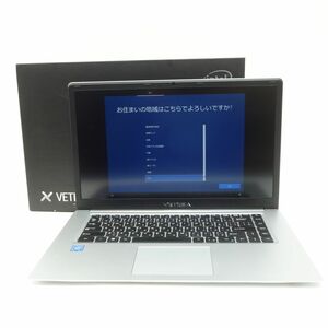 099s VETESA 15.6インチノートパソコン E8000/N3060 シルバー Win10Pro 4GB/64GB+128GB ※中古美品/現状品