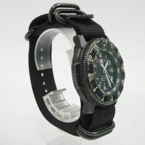 158 LUMINOX ルミノックス F-117 NIGHTHAWK ナイトホーク 3400-200 クォーツ腕時計 ベルト社外品 ※中古の画像2