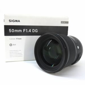 105s SIGMA シグマ 50mm F1.4 DG HSM Art ニコンF用 単焦点レンズ ※中古