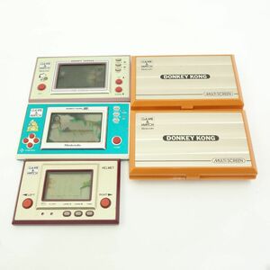 043 Nintendo ニンテンドー ゲーム＆ウォッチ ゲームウォッチ 本体のみ まとめ 5台セット　※ジャンク品