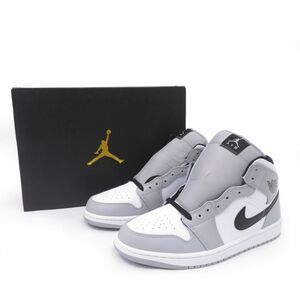 153s【未使用】NIKE ナイキ AIR JORDAN 1 MID エアジョーダン ミッド 554724-092 US10.5/28.5cm 箱有